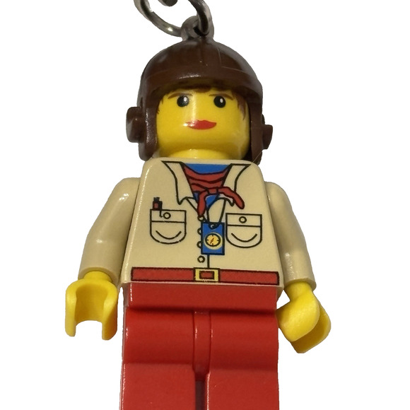 Vtg Lego Minifigure Adventurers Orient Expedition Pippin Reed Helmet Key Chain - Picture 4 of 10